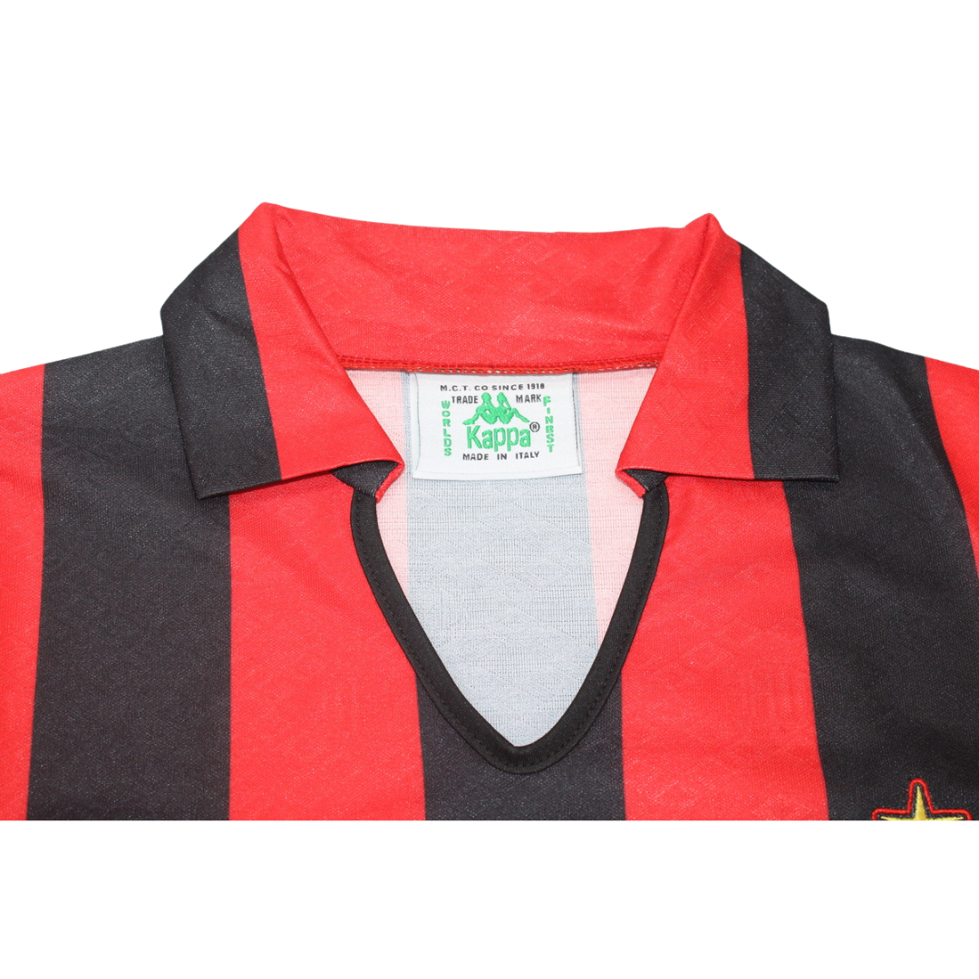 Camisa Milan Manga Longa Home 89/90 - Versão Retrô