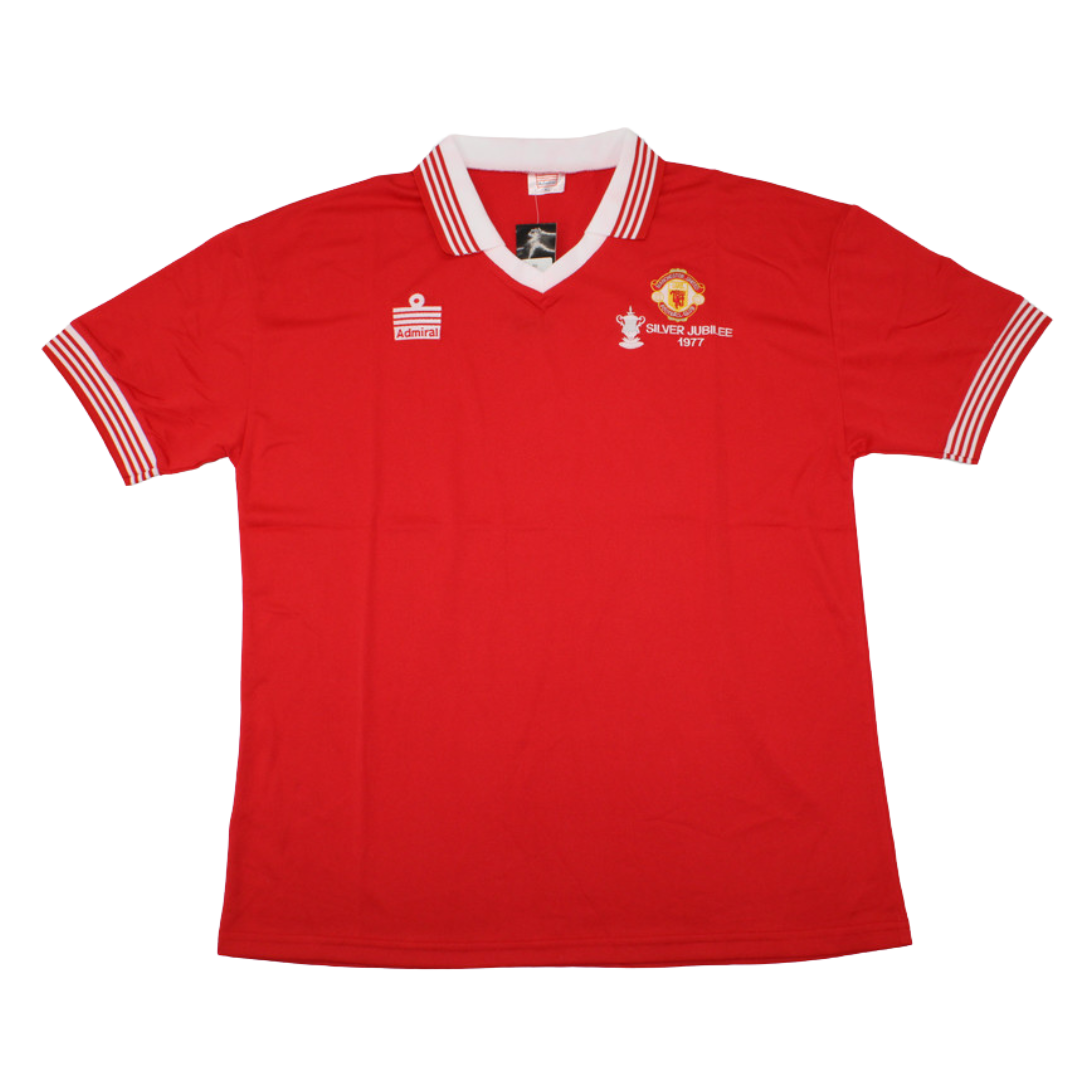 Camisa Manchester United Home 1977 - Versão Retrô