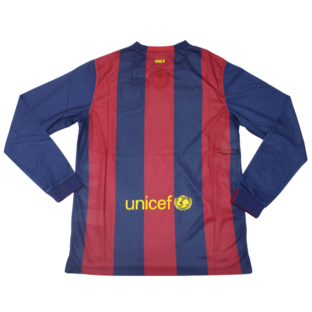 Camisa Barcelona Manga Longa Home 14/15 - Versão Retrô