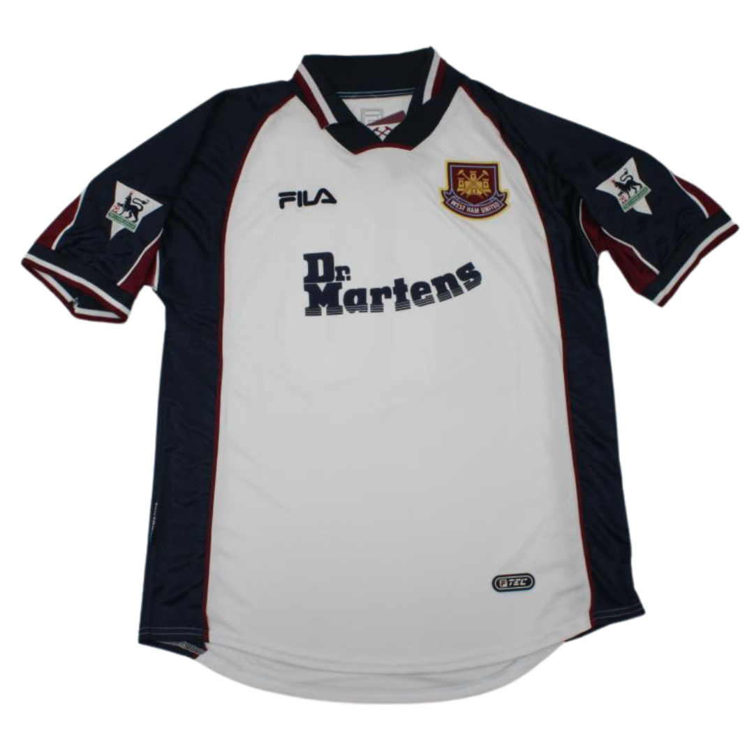 Camisa West Ham Third Away 99/00 - Versão Retrô "Di Canio" Nº 10