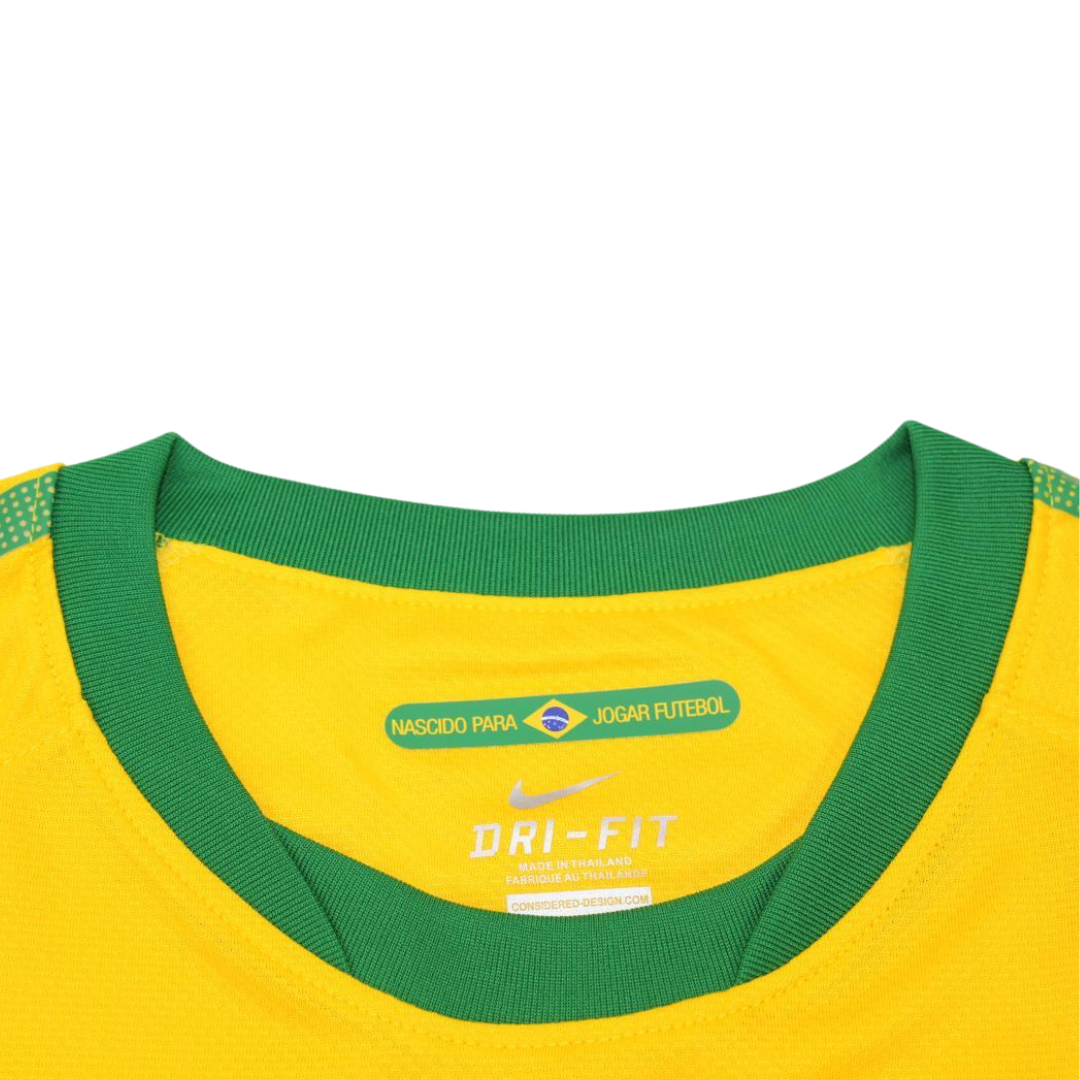 Camisa Retrô Brasil Home 2010 "Ronaldinho" N°.10