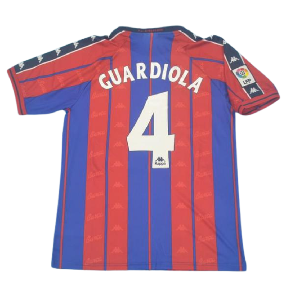 Camisa Barcelona Home 97/98 - Versão Retrô "Guardiola" Nº 4