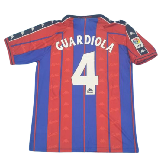 Camisa Barcelona Home 97/98 - Versão Retrô "Guardiola" Nº 4