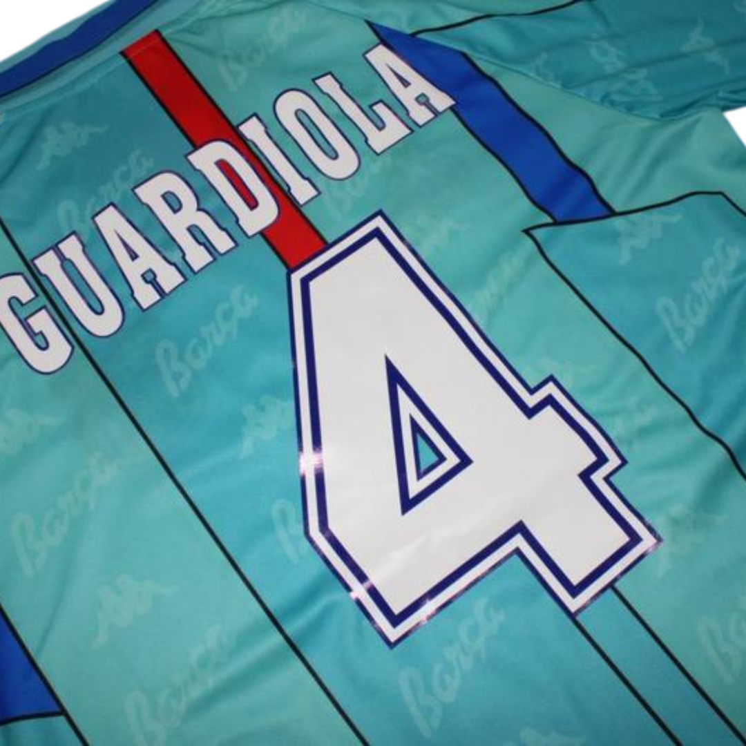 Camisa Barcelona Away 96/97 - Versão Retrô "Guardiola" Nº 4