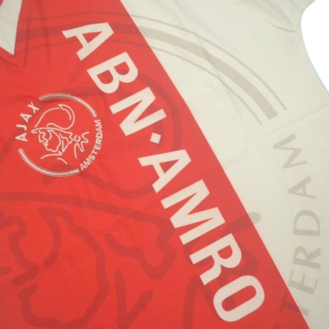 Camisa Ajax Home 95/96 - Versão Retrô "Litmanen" Nº 10