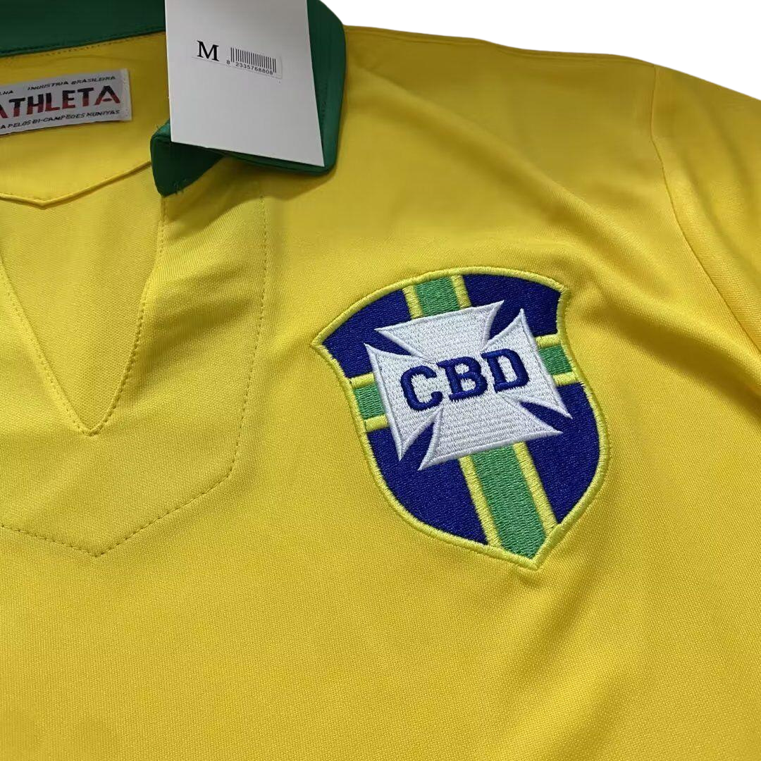 Camisa Retrô Brasil Home 1958
