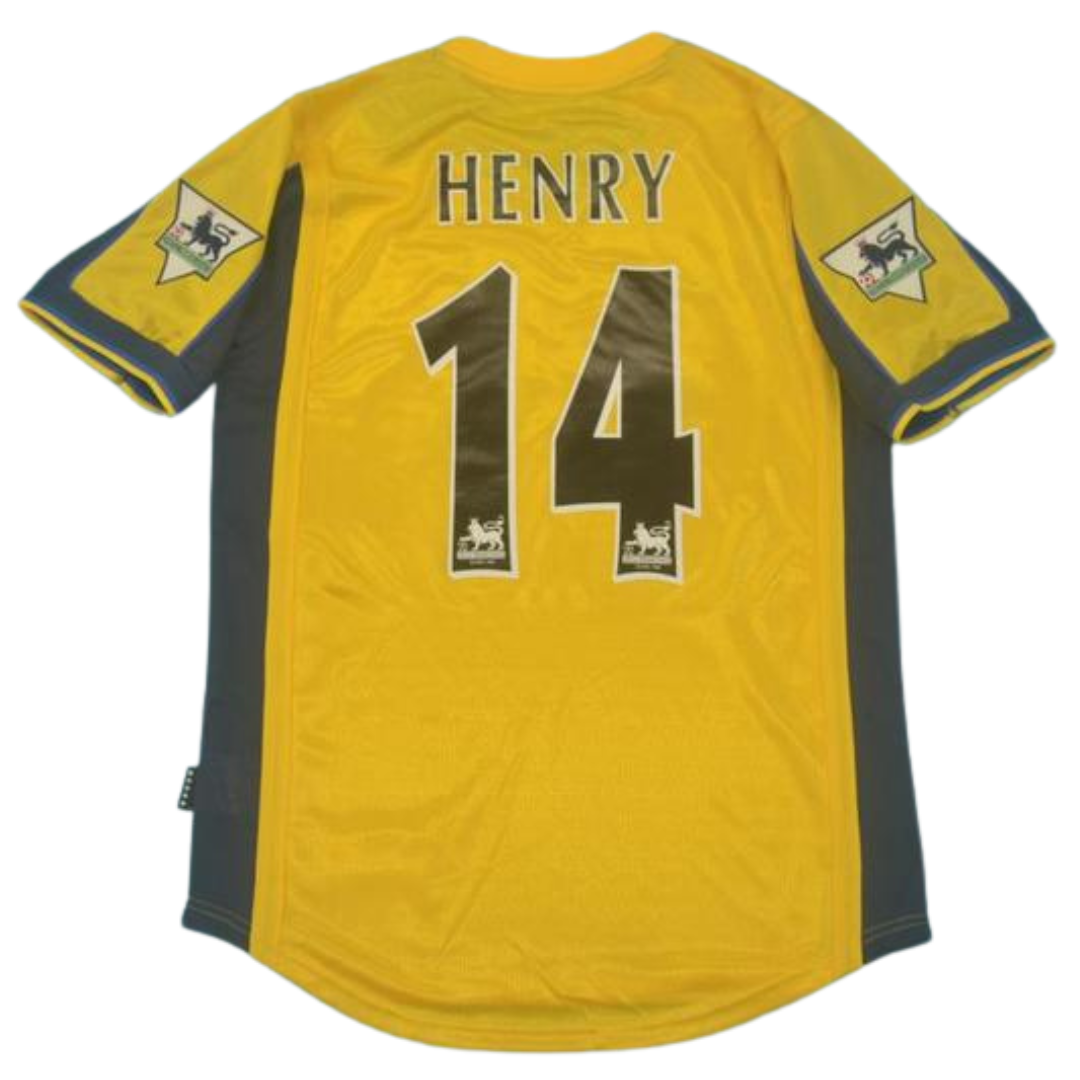 Camisa Arsenal Away 00/01 - Versão Retrô "Henry" Nº 14