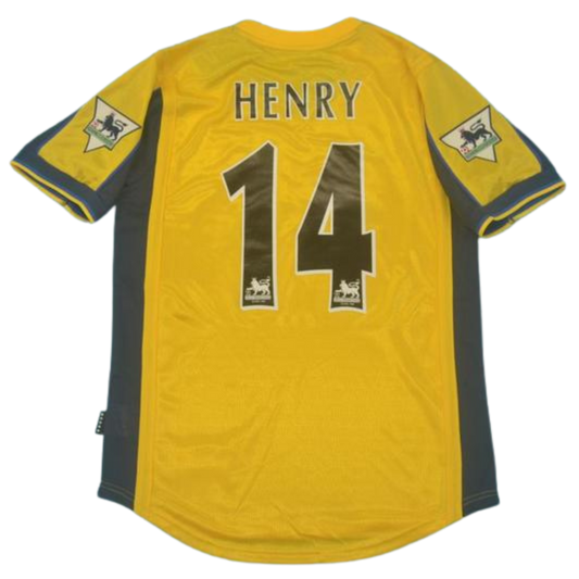 Camisa Arsenal Away 00/01 - Versão Retrô "Henry" Nº 14