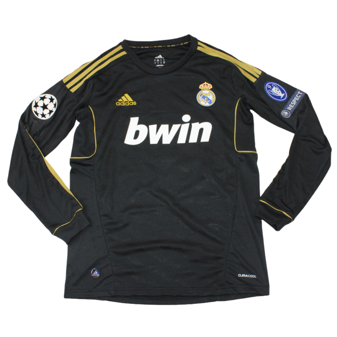 Camisa Real Madrid Manga Longa Away 11/12 - Versão Retrô