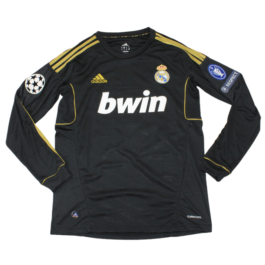 Camisa Real Madrid Manga Longa Away 11/12 - Versão Retrô