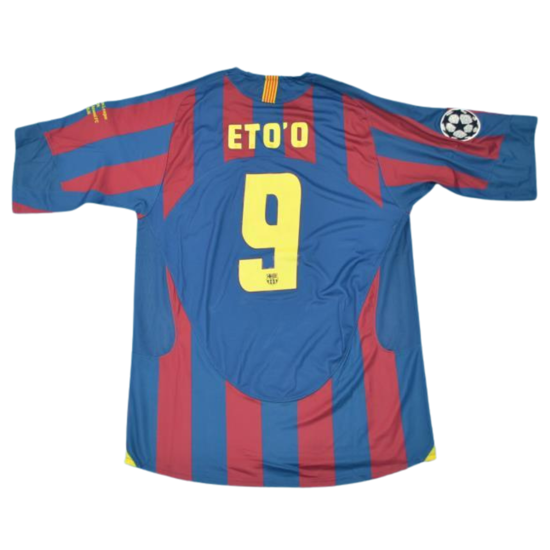Camisa Barcelona Home 2006 - Versão Retrô "Eto'o" Nº 9
