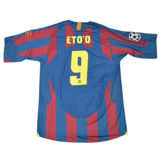 Camisa Barcelona Home 2006 - Versão Retrô "Eto'o" Nº 9