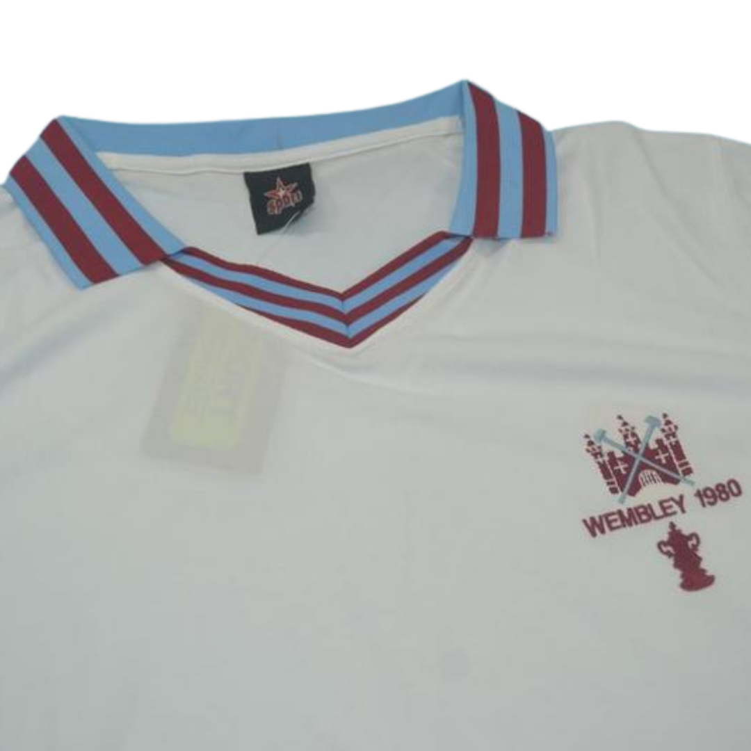 Camisa West Ham Away 1980 - Versão Retrô