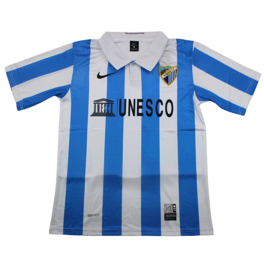 Camisa Málaga Home 12/13 - Versão Retrô