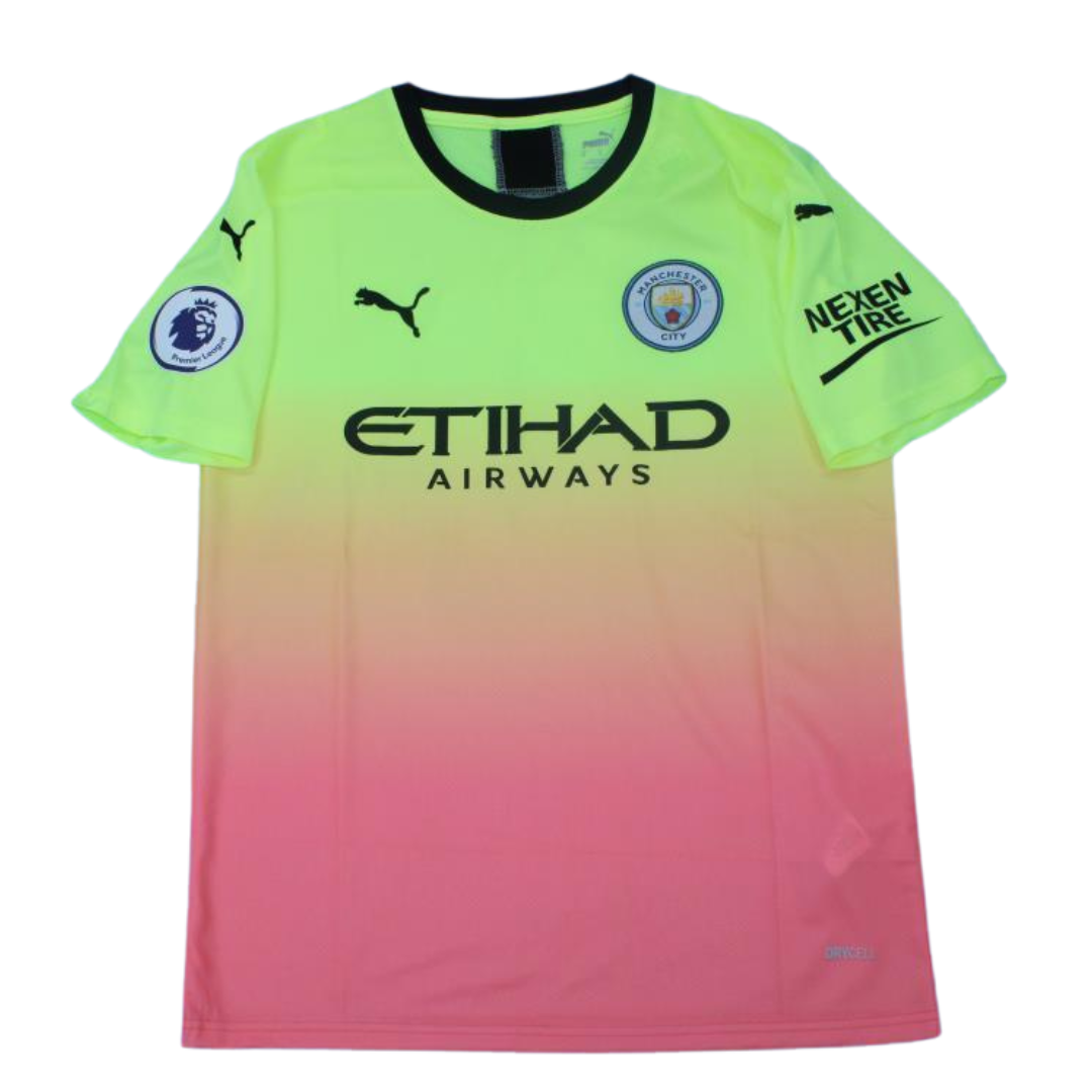 Camisa Manchester City Away 19/20 - Versão Retrô "Sane" Nº 19