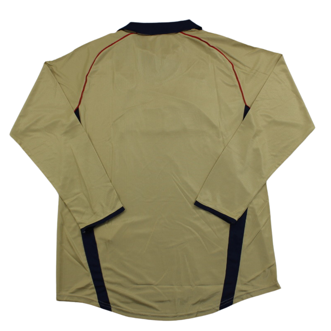 Camisa Arsenal Manga Longa Away 01/02 - Versão Retrô