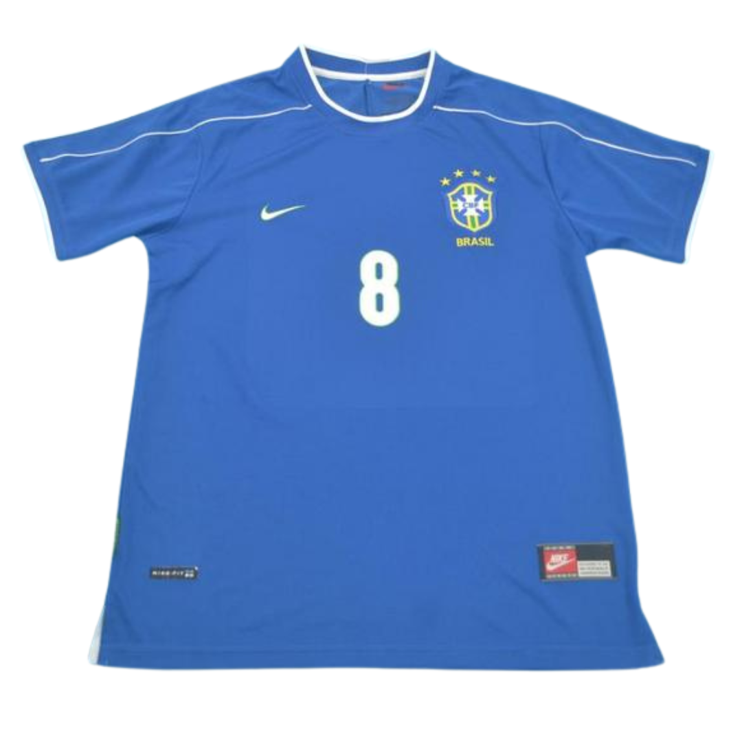 Camisa Retrô Brasil Away  1998 "Dunga" N°.8