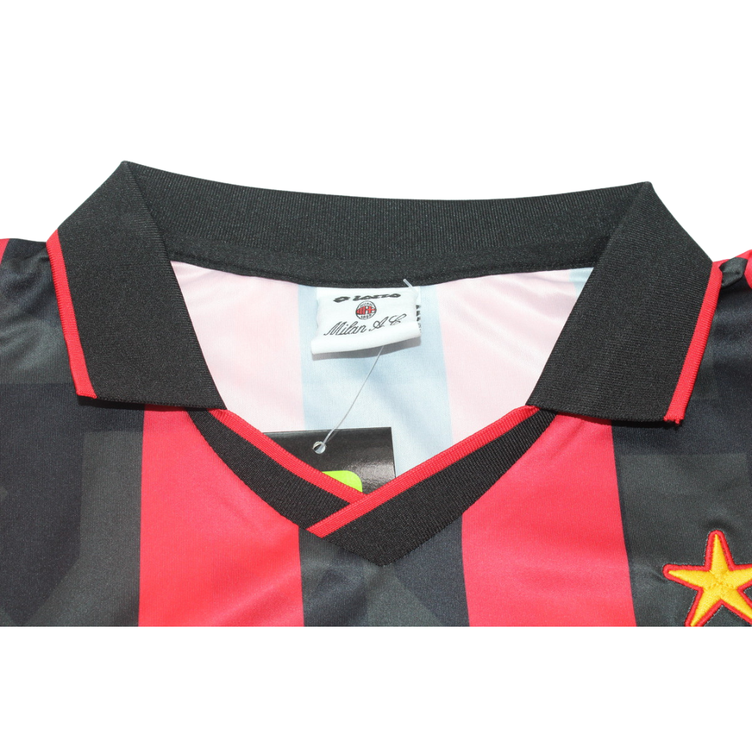 Camisa Milan Manga Longa Home 93/94 - Versão Retrô