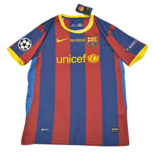 Camisa Barcelona UCL Final 2011 - Versão Retrô