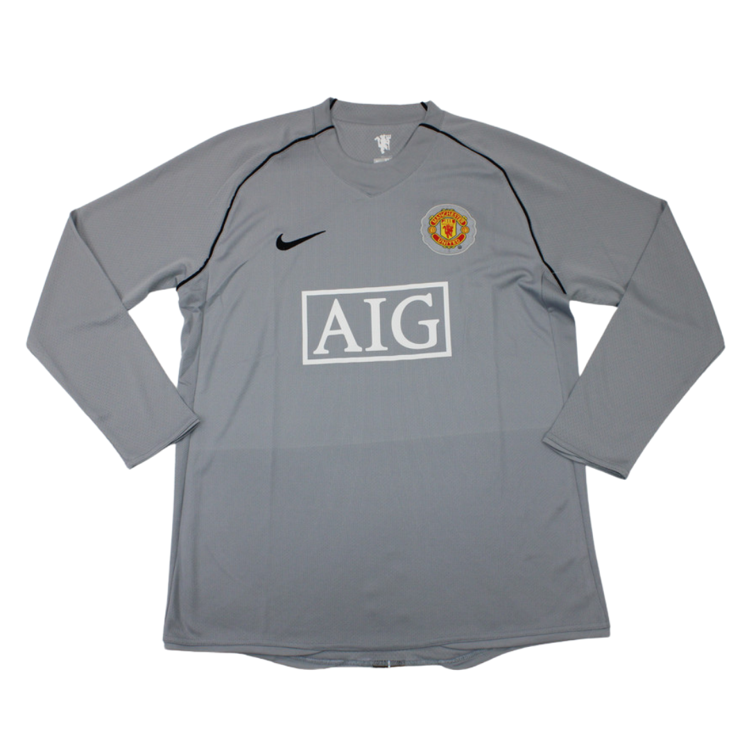 Camisa Manchester United Manga Longa Away 07/08 - Versão Retrô