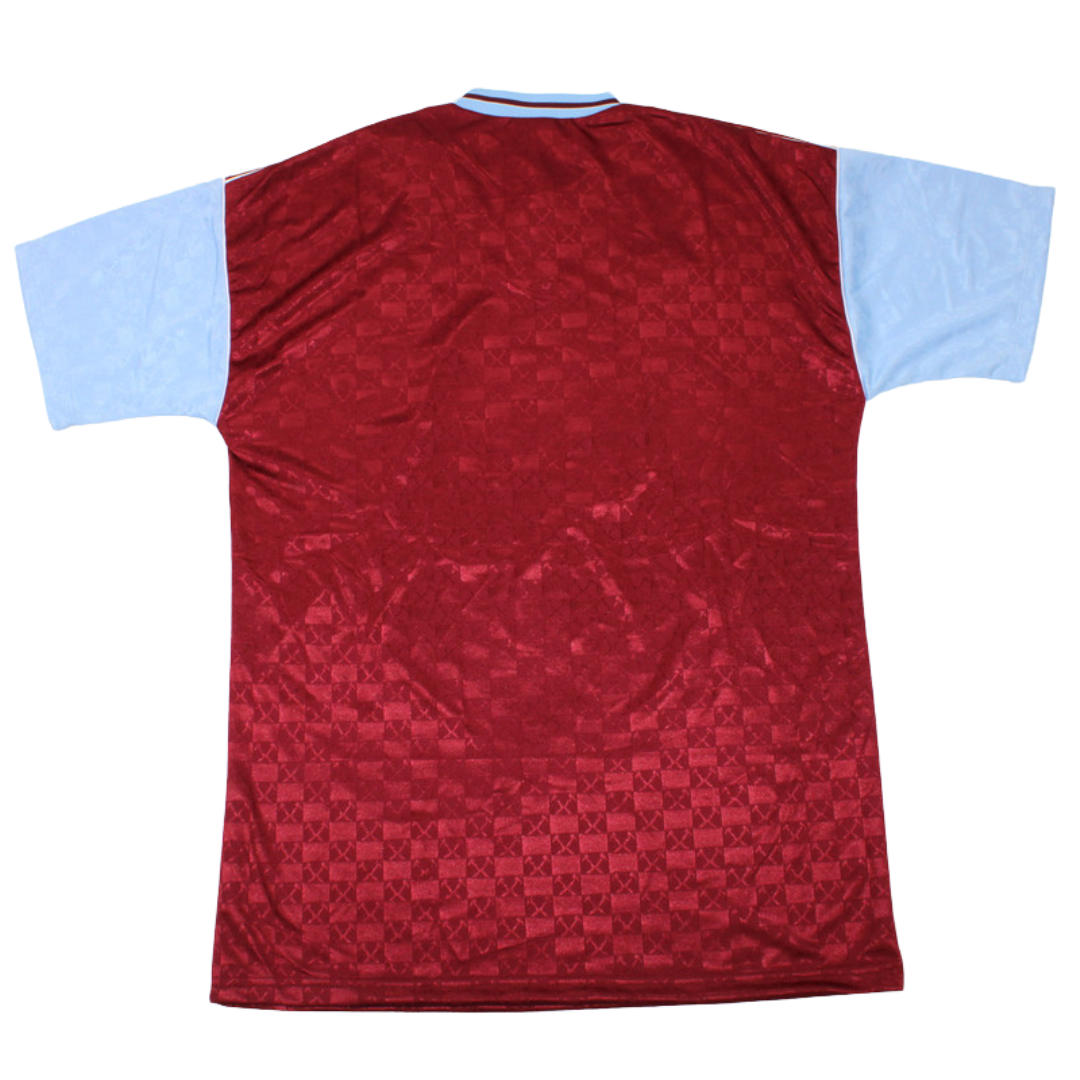 Camisa West Ham Home 89/90 - Versão Retrô