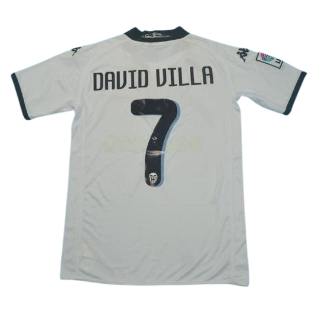 Camisa Valencia Home 09/10 - Versão Retrô "David Villa" Nº 7