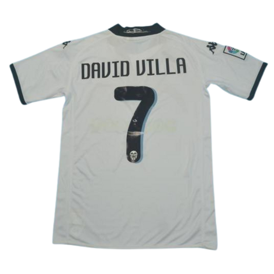 Camisa Valencia Home 09/10 - Versão Retrô "David Villa" Nº 7