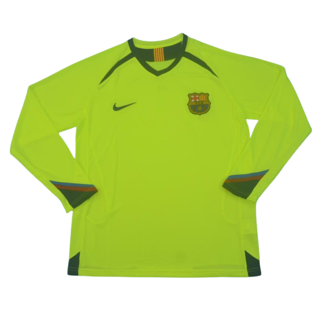 Camisa Barcelona Manga Longa Away 05/06 - Versão Retrô
