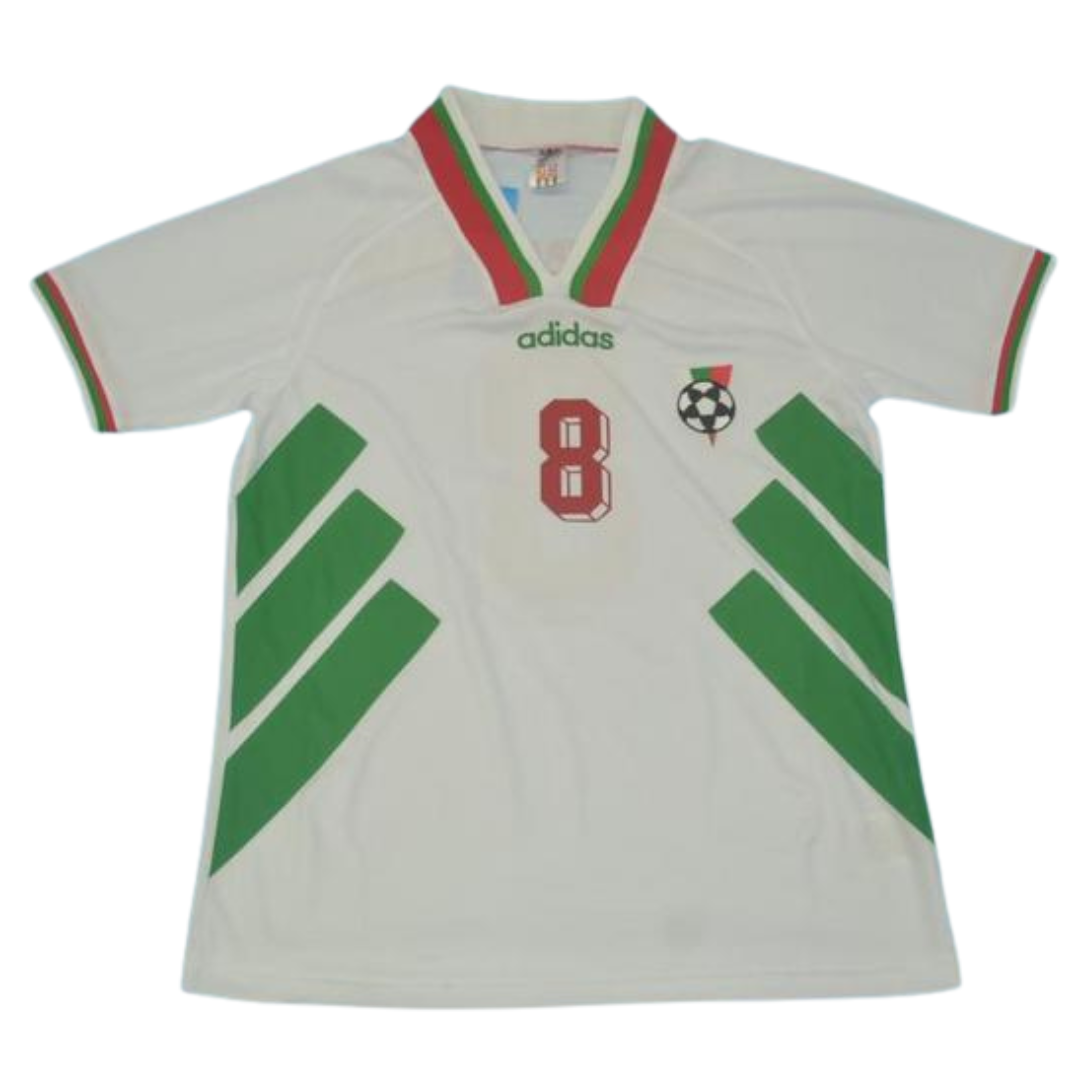 Camisa Retrô Bulgaria Home  1994 "Stoichkov" N°.8