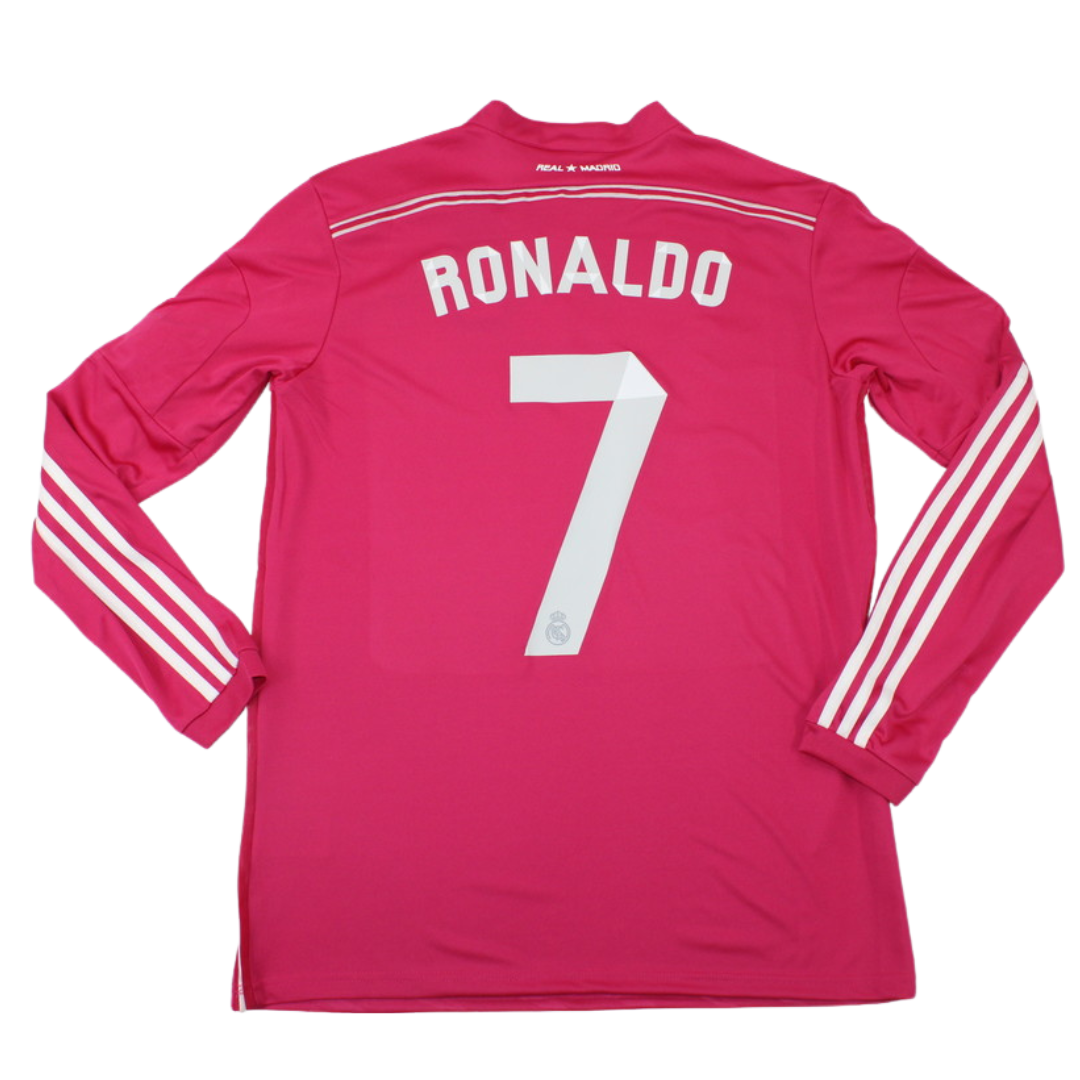 Camisa Real Madrid Manga Longa 14/15 - Versão Retrô "Cristiano Ronaldo" Nº 7