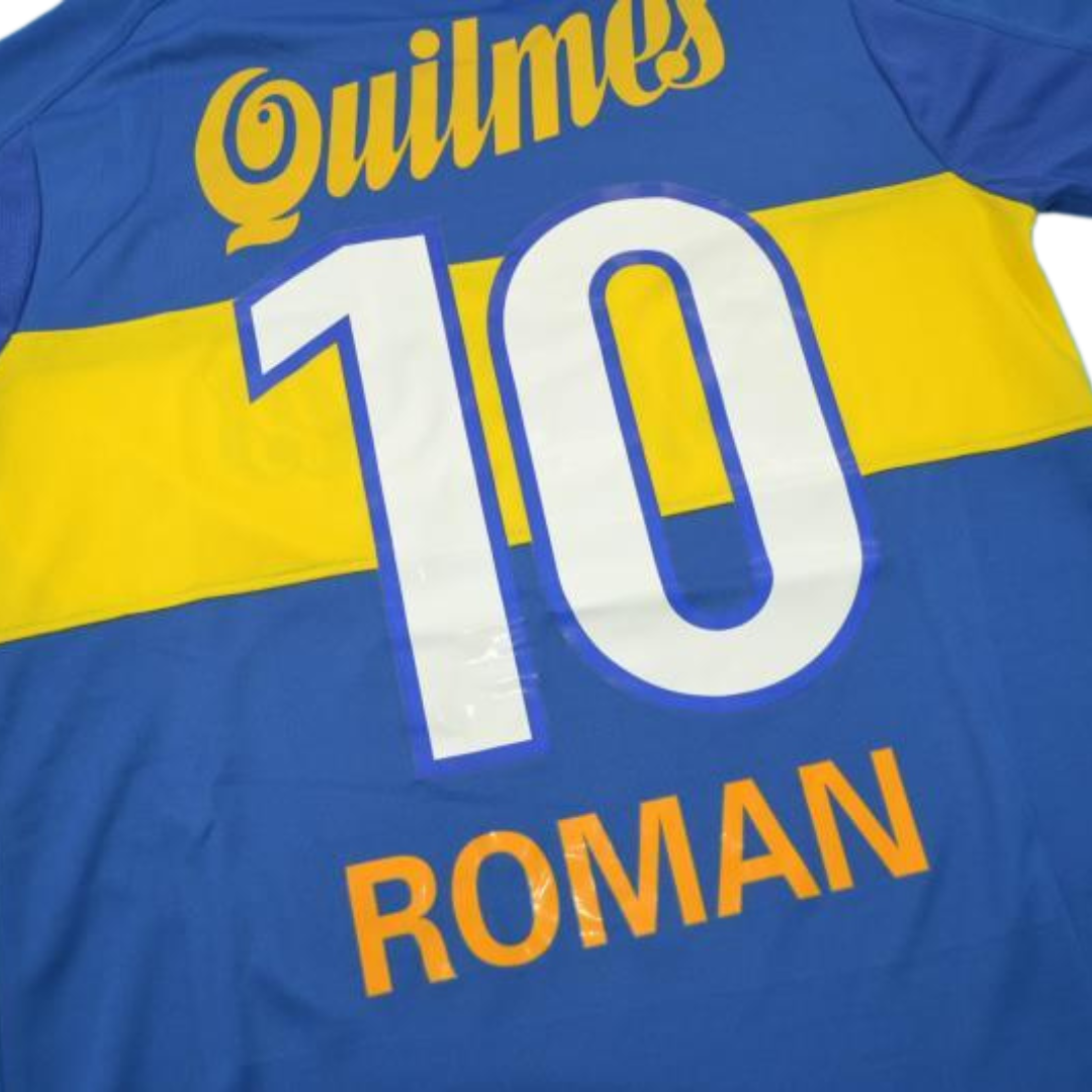 Camisa Boca Juniors Home 99/00 - Versão Retrô "Roman" N° 10