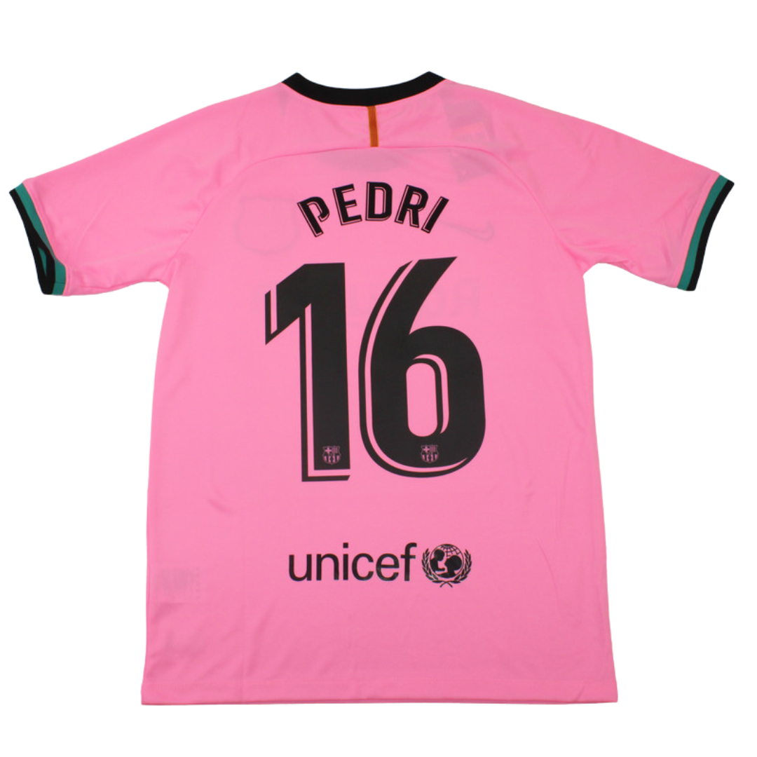 Camisa Barcelona Third Away 20/21 - Versão Retrô "Pedri" Nº 16