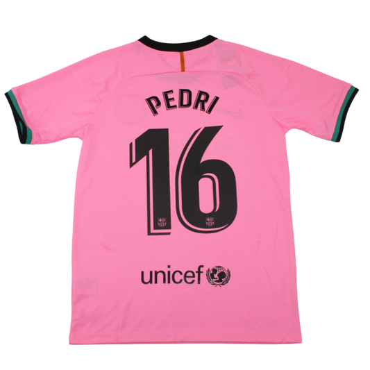 Camisa Barcelona Third Away 20/21 - Versão Retrô "Pedri" Nº 16