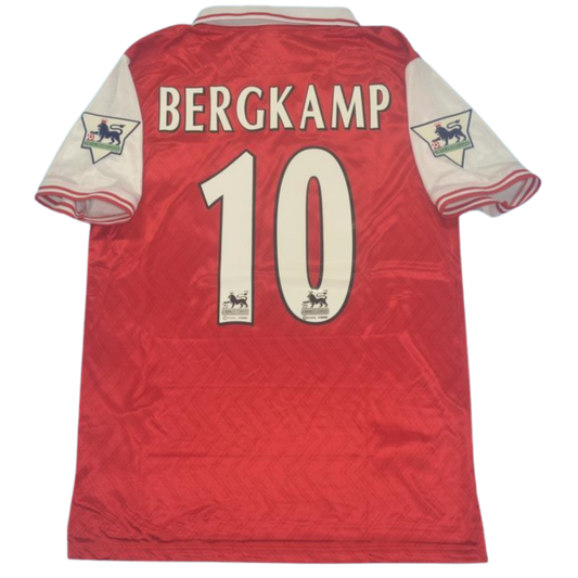 Camisa Arsenal Home 96/98 - Versão Retrô "Bergkamp" Nº 10