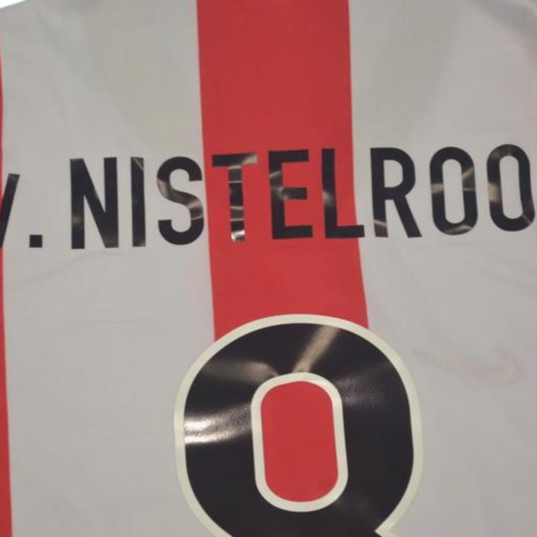 Camisa PSV Home 98/99 - Versão Retrô "V Nistelrooy" Nº 8