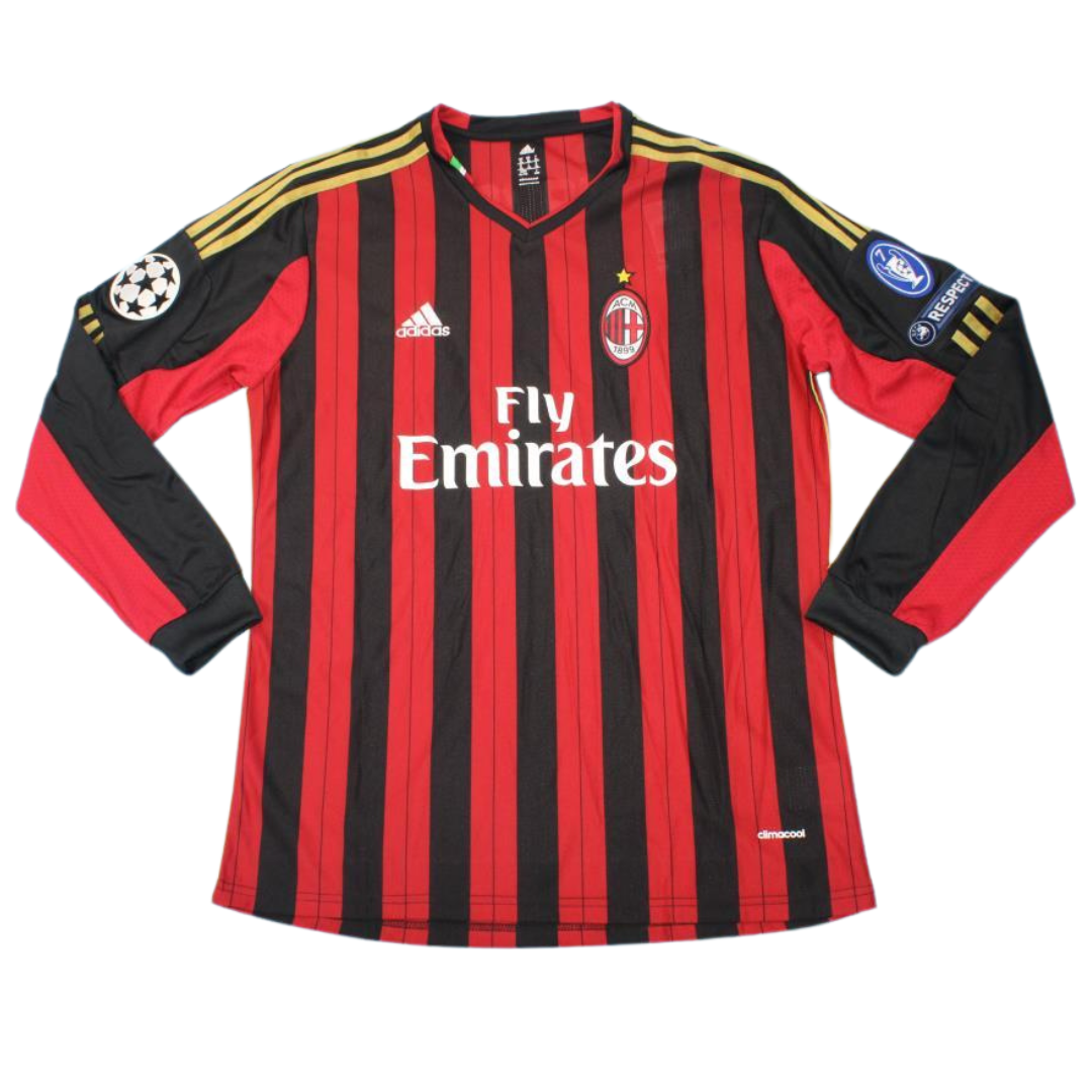 Camisa Milan Manga Longa 13/14 - Versão Retrô "Kaka" Nº 22