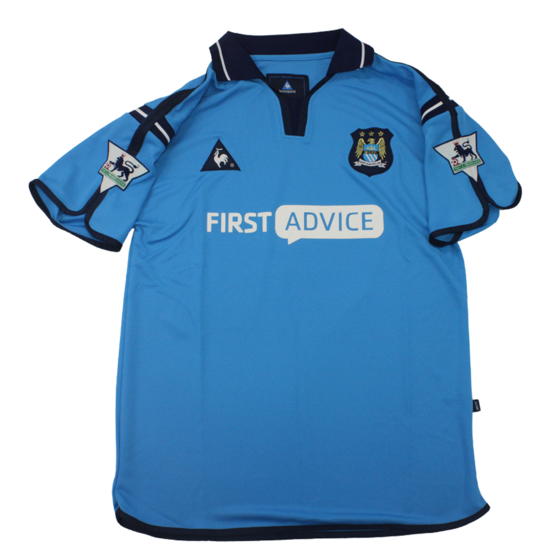 Camisa Manchester City Home 02/03 - Versão Retrô "Barton" Nº 41
