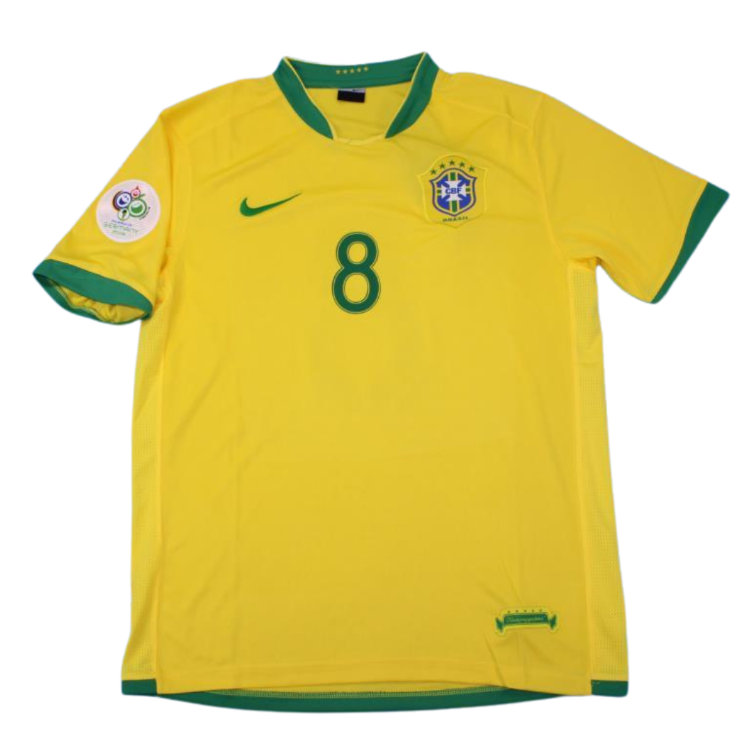 Camisa Retrô Brasil Home Copa do Mundo Versão 2006 "Kaká" N°.8