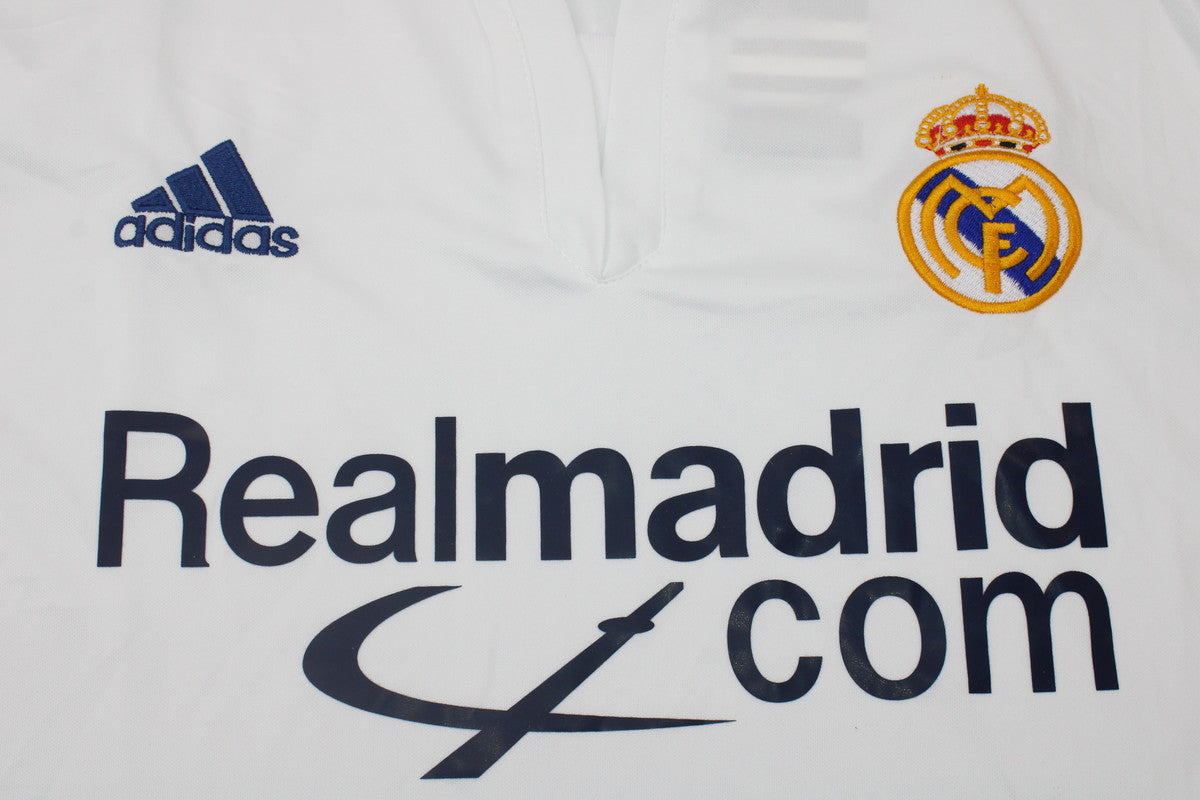 Camisa Real Madrid Home 01/02 - Versão Retrô