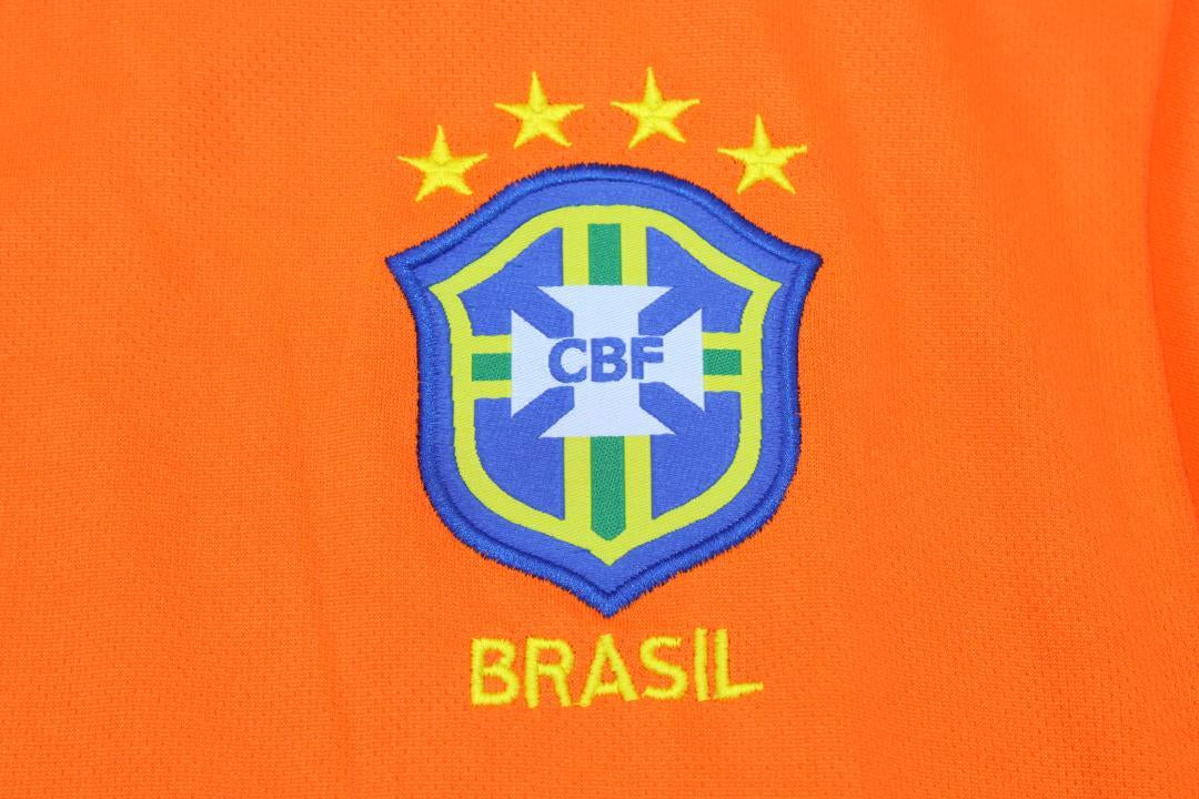 Camisa Brasil Manga Longa 1998 - Versão Retrô