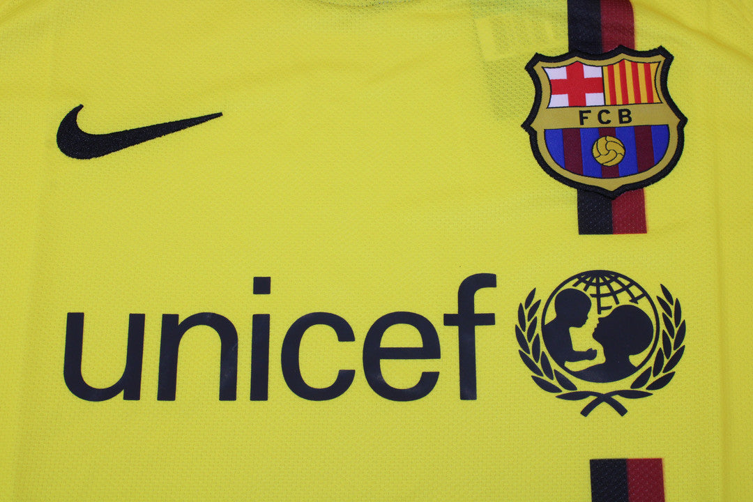 Camisa Barcelona Manga Longa Away 08/09 - Versão Retrô