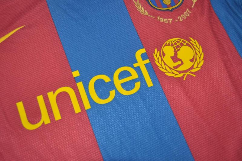 Camisa Barcelona Home 07/08 - Versão Retrô "Messi" Nº 19