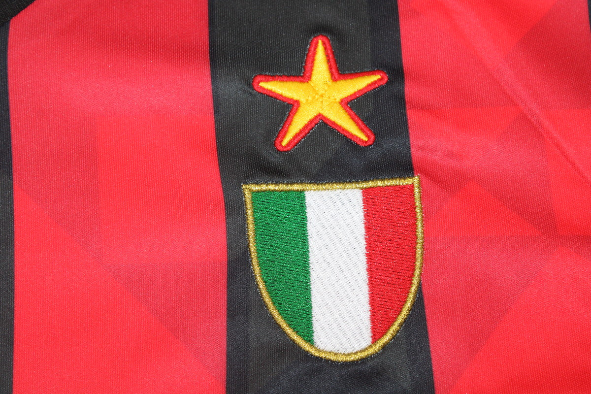 Camisa Milan Manga Longa Home 93/94 - Versão Retrô