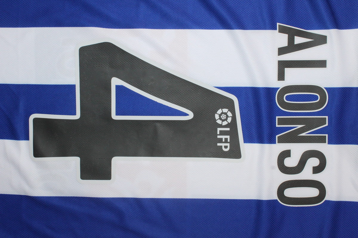Camisa Real Sociedad Home 02/03 - Versão Retrô "Alonso" Nº 4