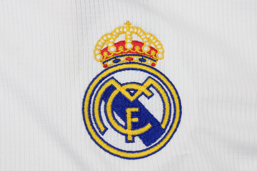 Camisa Real Madrid Manga Longa Home 19/20 - Versão Retrô