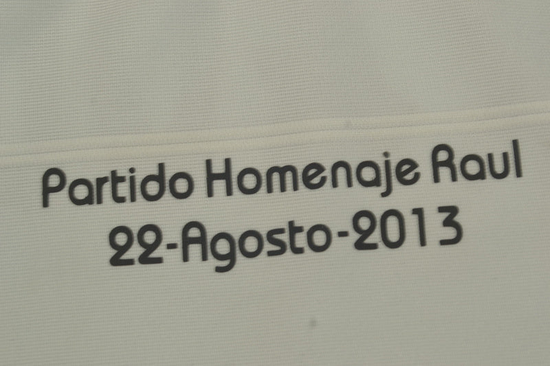 Camisa Real Madrid Manga Longa 13/14 - Versão Retrô "Raúl" Nº 7