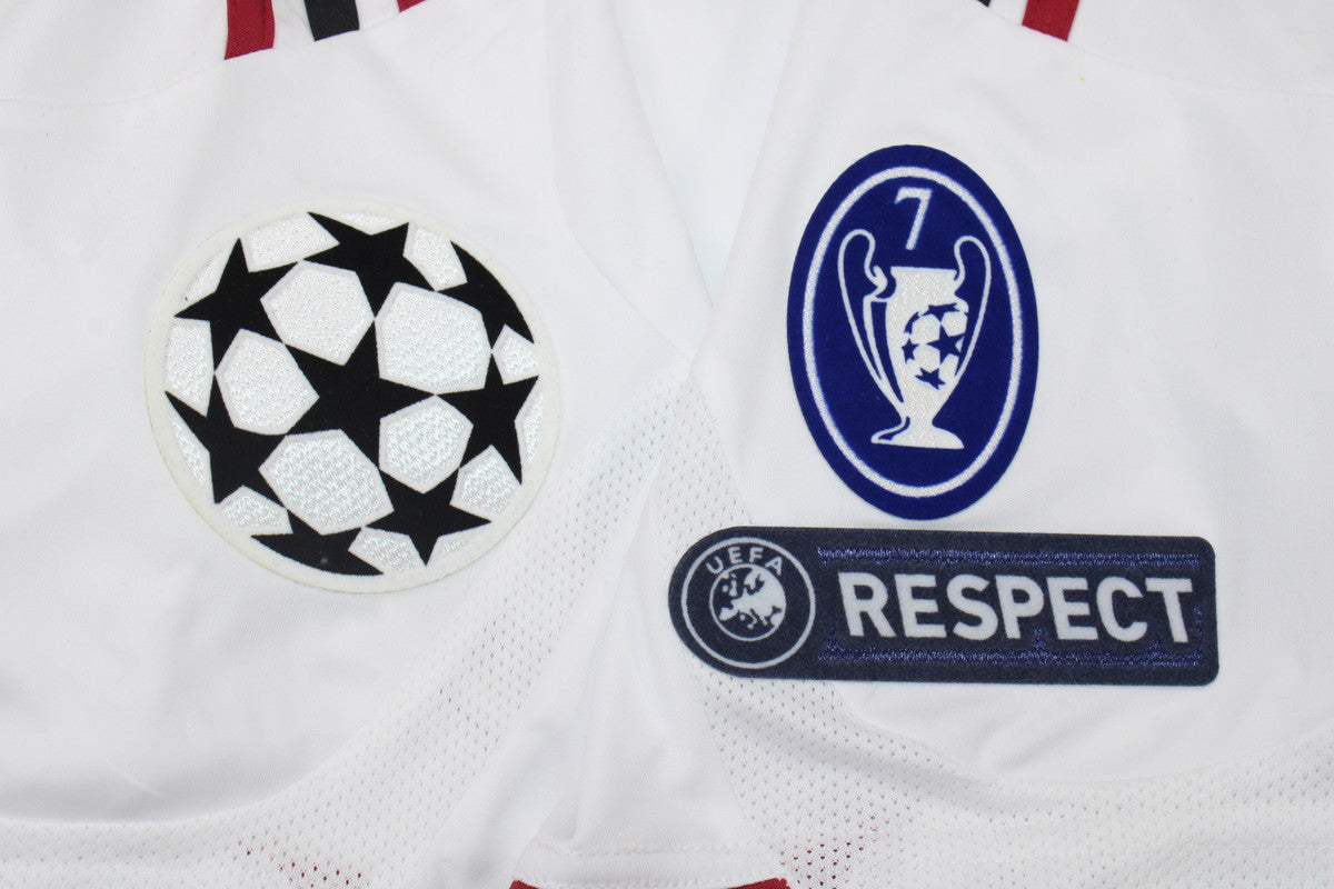 Camisa Retrô Milan Away UCL Versão 09/10 "Ronaldinho" N°.80