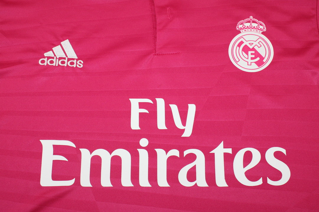 Camisa Real Madrid Manga Longa Away 14/15 - Versão Retrô