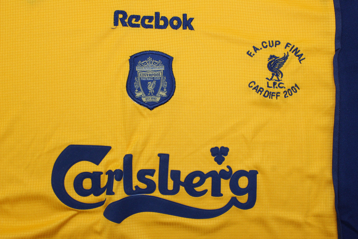 Camisa Liverpool EA Cup Final 00/01 - Versão Retrô