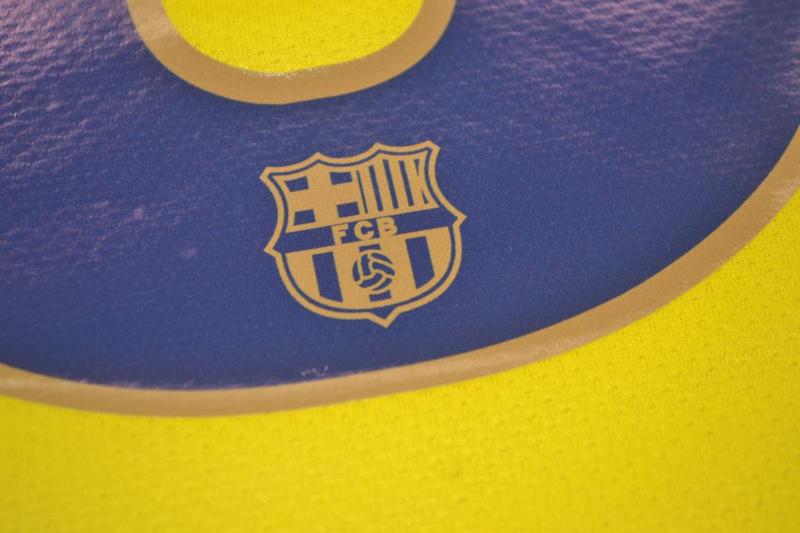 Camisa Barcelona Away 08/09 - Versão Retrô "A.Iniesta" Nº 8